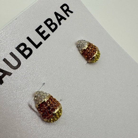 BaubleBar small Candy Corn earrings NWT - Picture 5 of 6